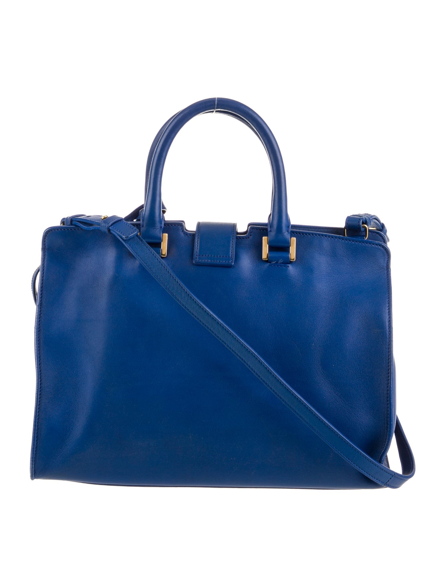 Saint Laurent Leather Top Handle Bag Small