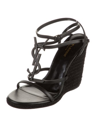 Saint Laurent Leather Espadrilles