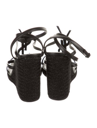 Saint Laurent Leather Espadrilles