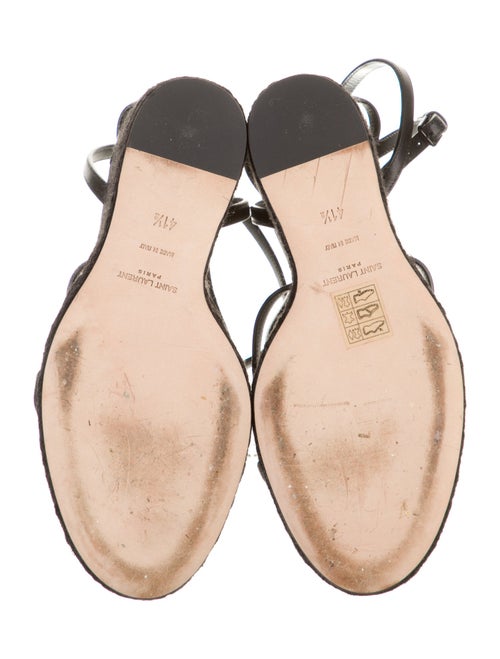 Saint Laurent Leather Espadrilles