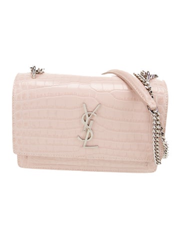 Saint Laurent Crossbody Bags Embossed Leather Evening Bag