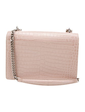 Saint Laurent Embossed Leather Evening Bag