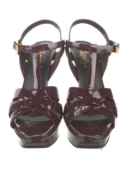 Saint Laurent Patent Leather Sandals