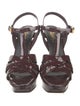 Saint Laurent Patent Leather Sandals