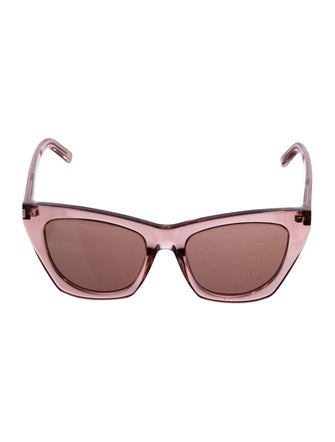 Saint Laurent Cat-Eye Mirrored Sunglasses