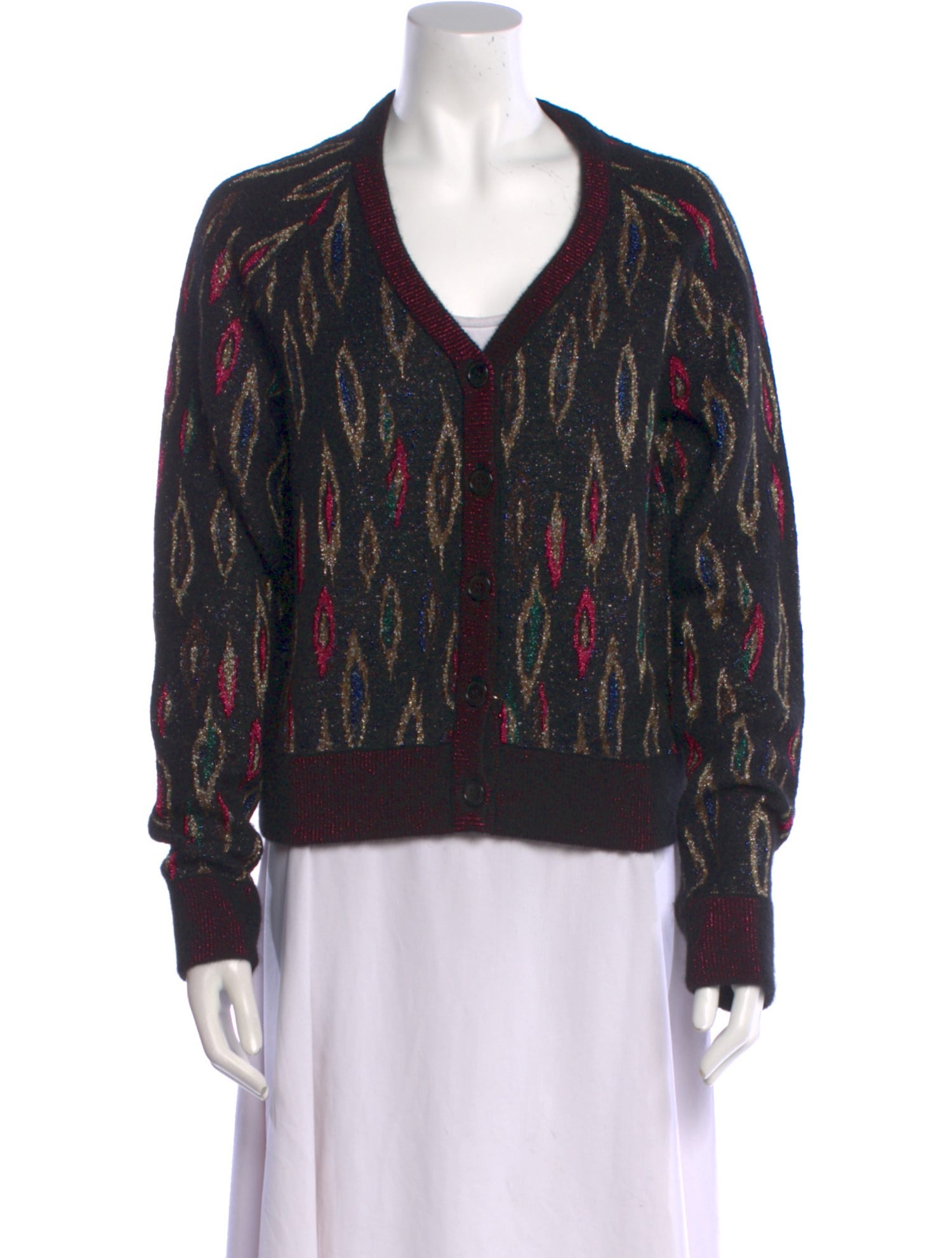 Saint Laurent Mohair Printed Sweater