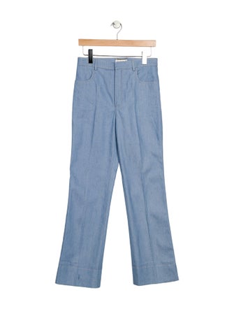 Saint Laurent 2022 Wide Leg Jeans