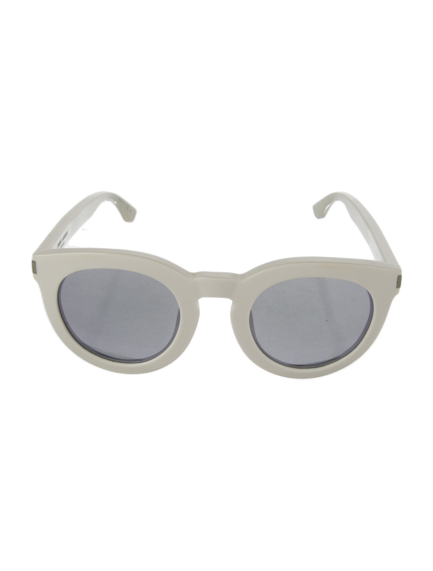 Saint Laurent Round Mirrored Sunglasses