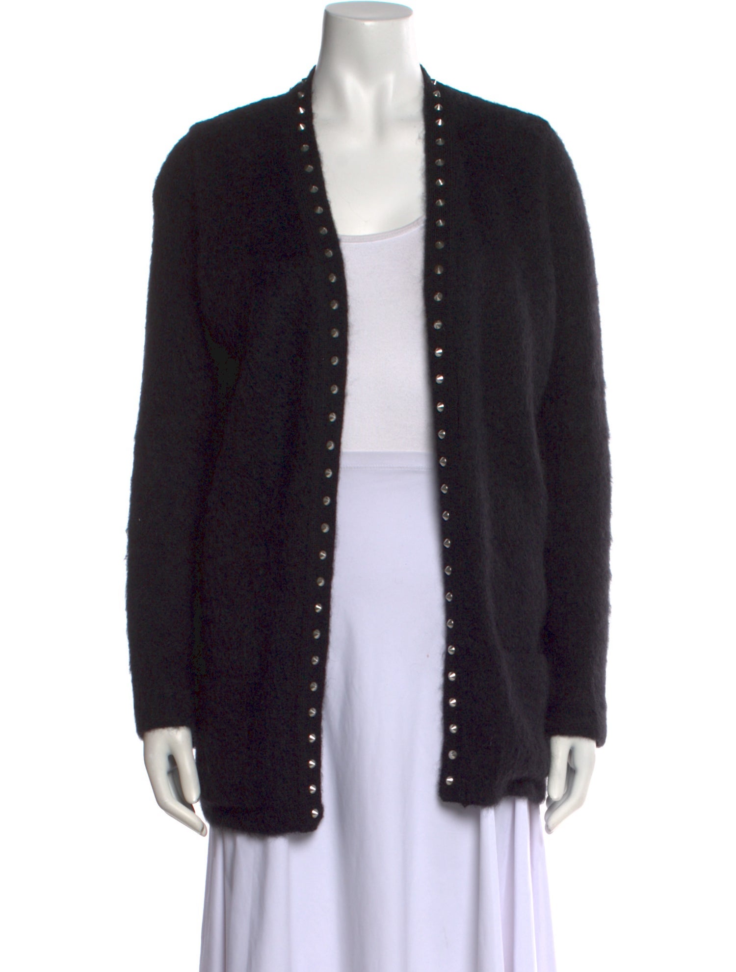 Saint Laurent Mohair V-Neck Sweater