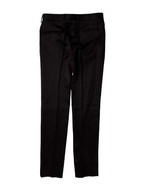 Saint Laurent Virgin Wool Straight Leg Pants