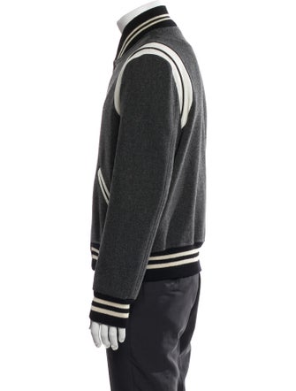 Saint Laurent 2017 Virgin Wool Varsity Jacket