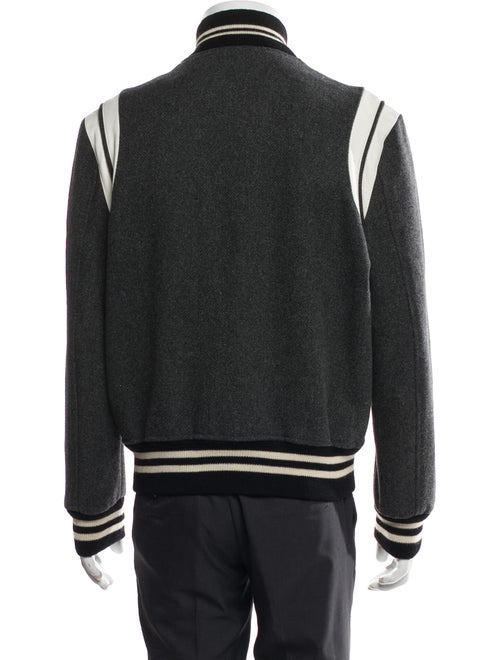 Saint Laurent 2017 Virgin Wool Varsity Jacket