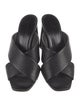 Saint Laurent Leather Slides