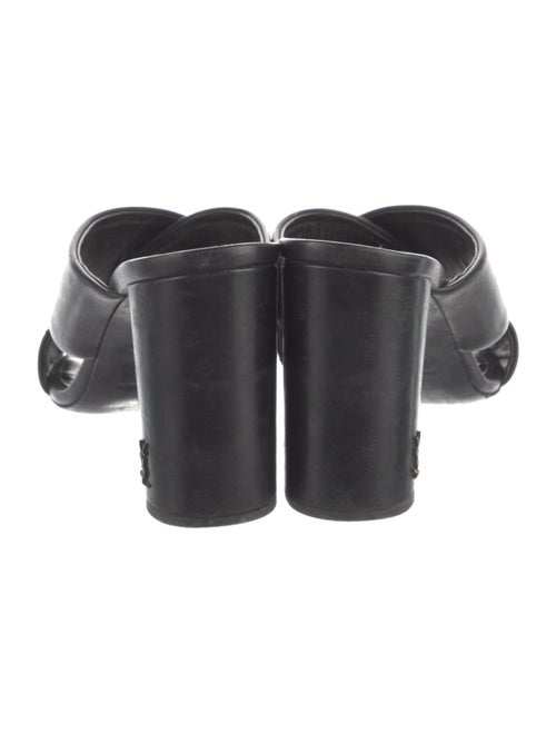 Saint Laurent Leather Slides