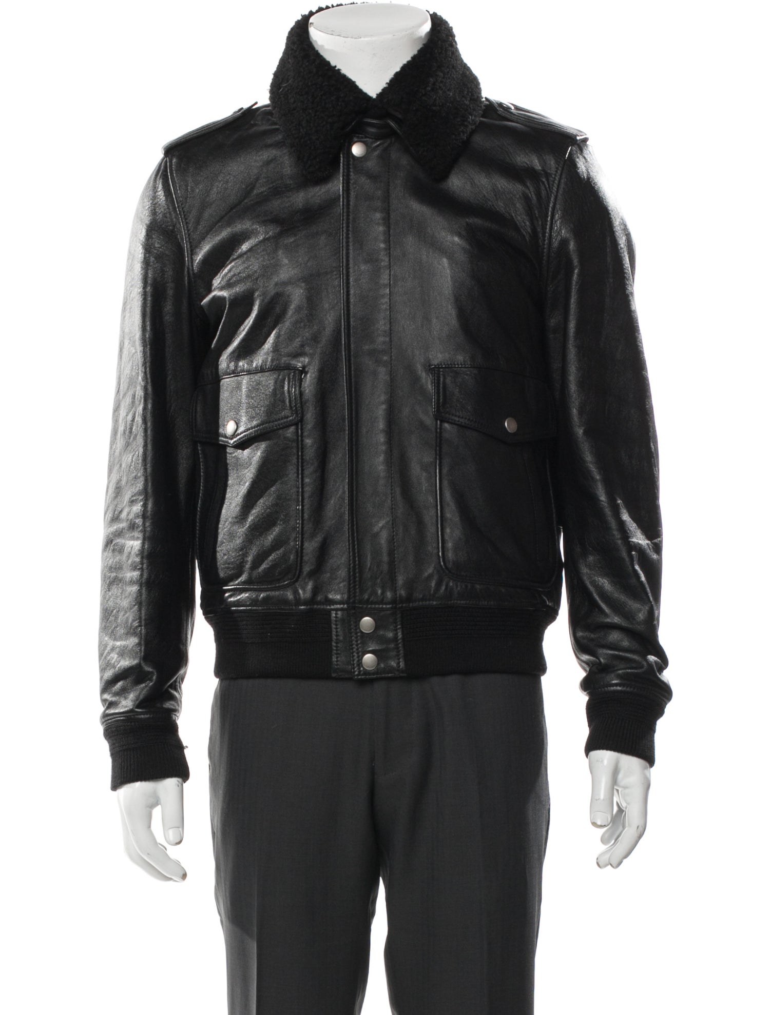 Saint Laurent 2019 Lambskin Moto Jacket