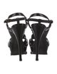 Saint Laurent Patent Leather T-Strap Sandals