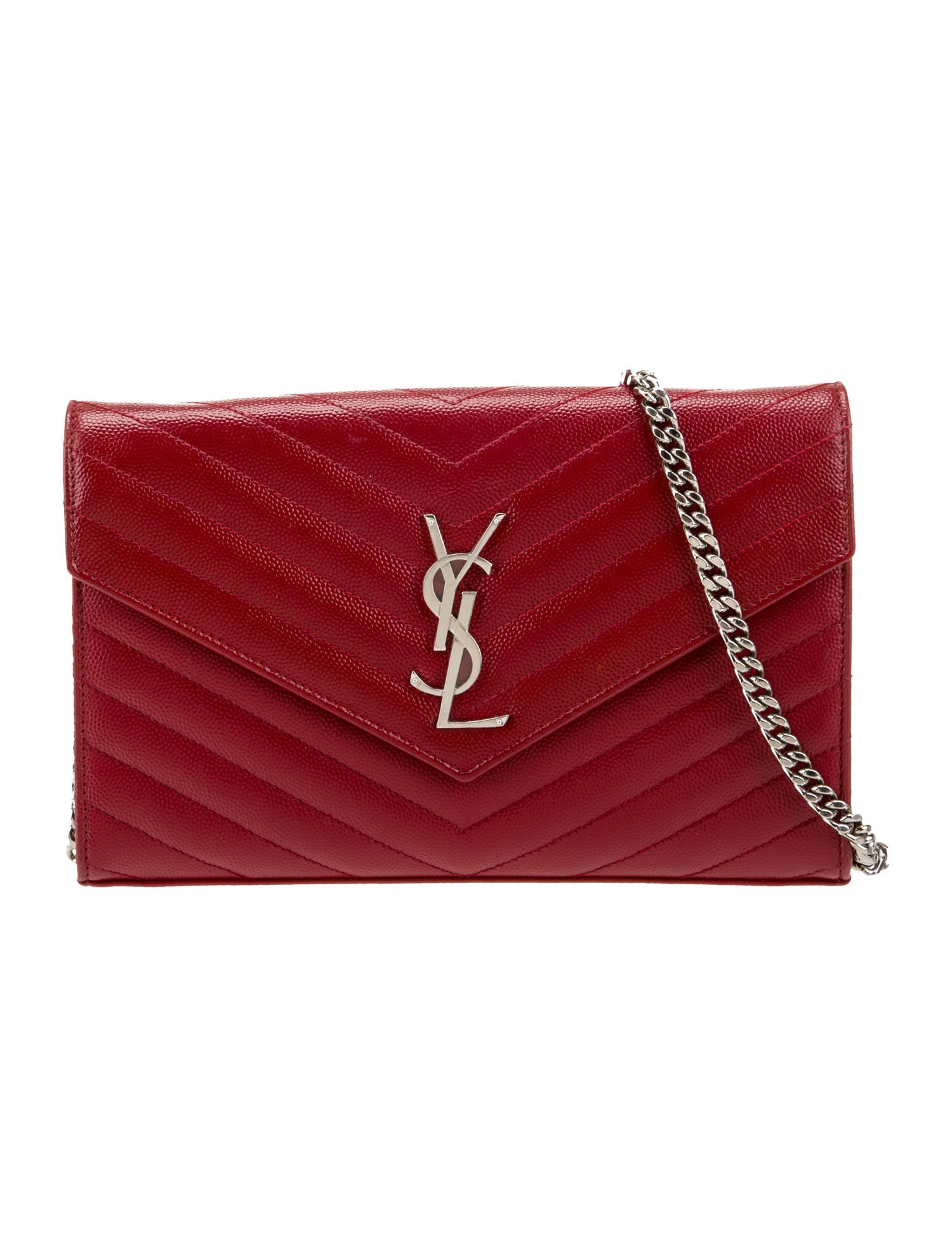 Saint Laurent Leather Evening Bag