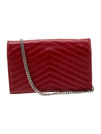 Saint Laurent Leather Evening Bag