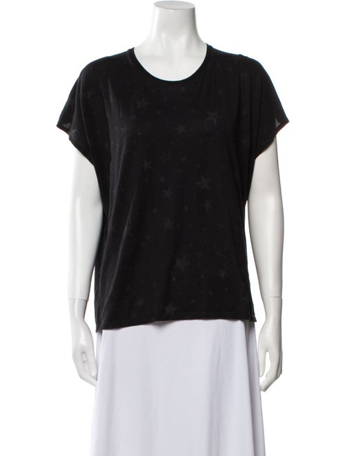 Saint Laurent Scoop Neck Short Sleeve T-Shirt