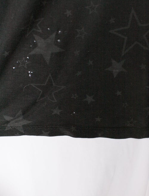 Saint Laurent Scoop Neck Short Sleeve T-Shirt