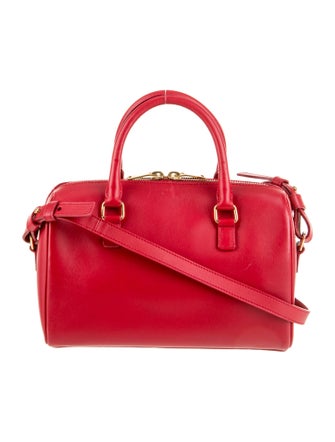 Saint Laurent Leather Classic Duffle Baby
