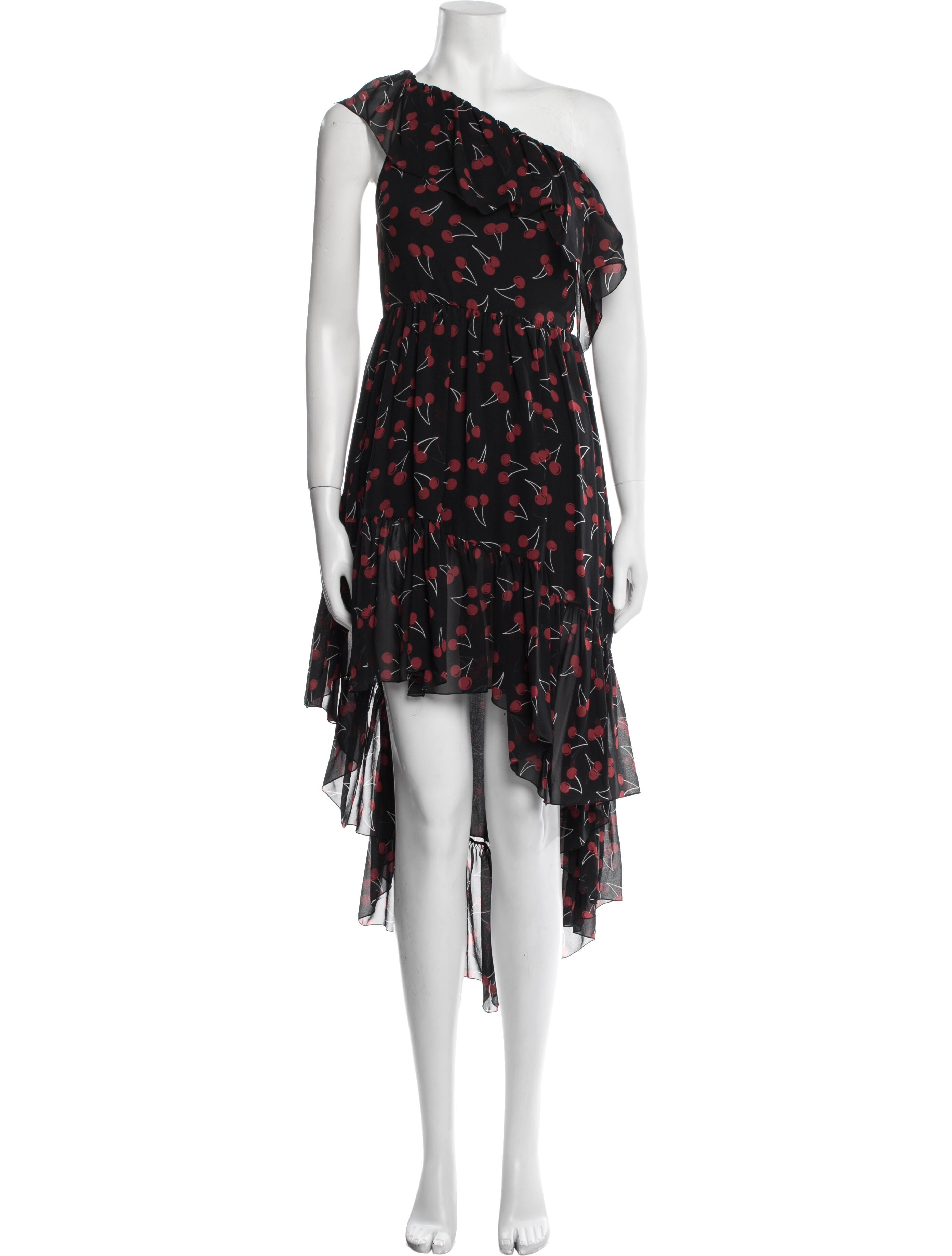 Saint Laurent Silk Midi Length Dress