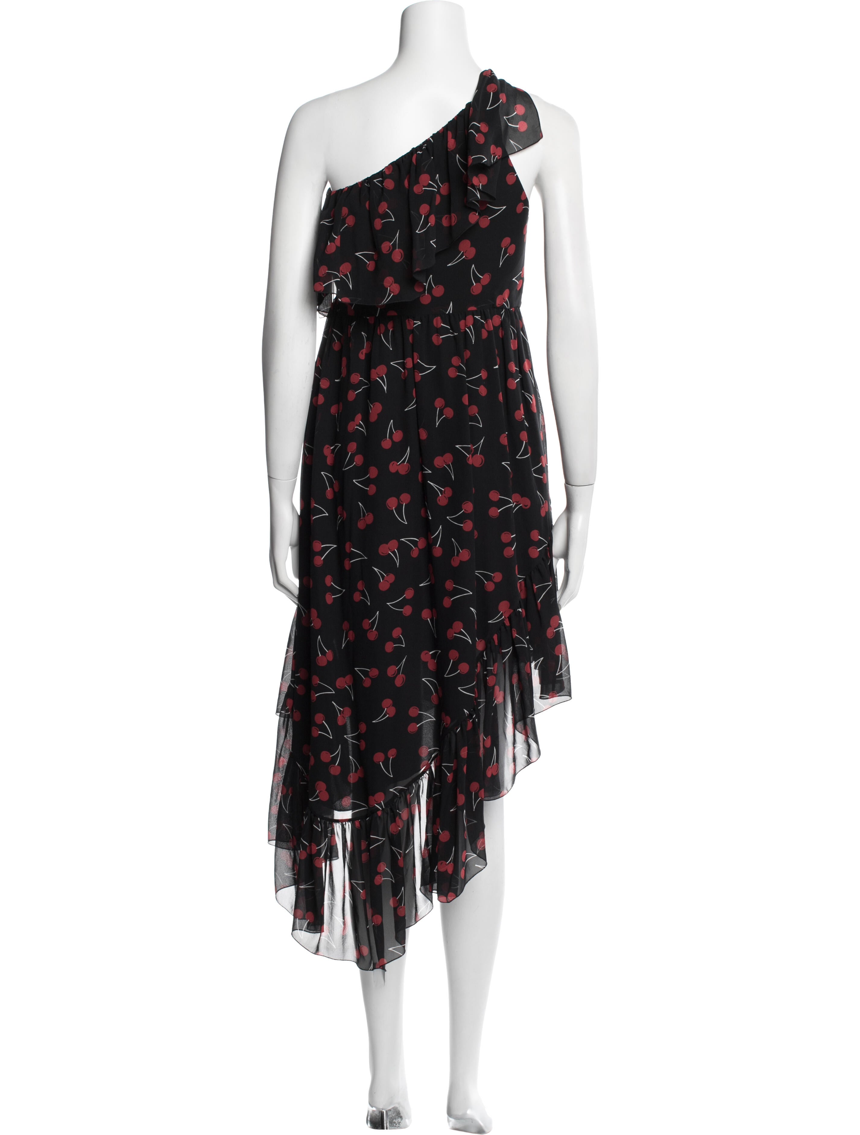 Saint Laurent Silk Midi Length Dress