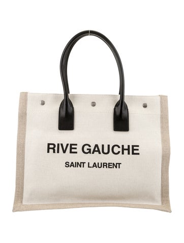 Saint Laurent Totes Canvas Rive Gauche Small 2022