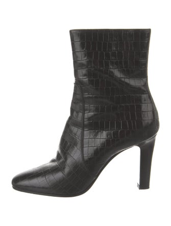 Saint Laurent Embossed Leather Boots