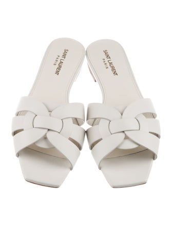 Saint Laurent Leather Slides