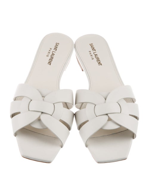 Saint Laurent Leather Slides