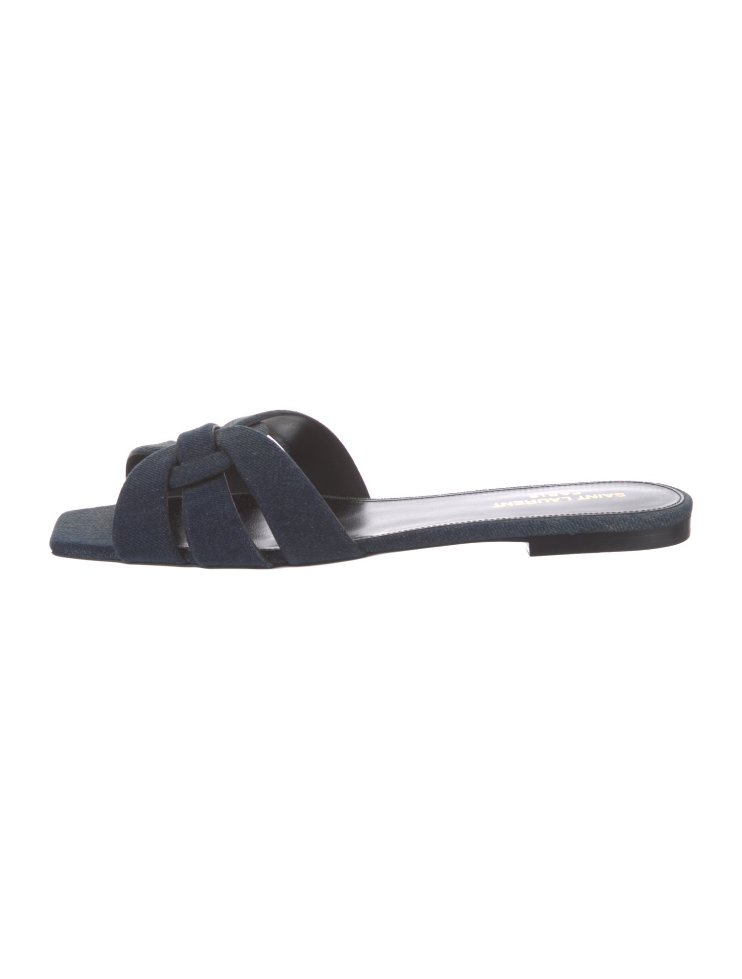 Saint Laurent Denim Slides