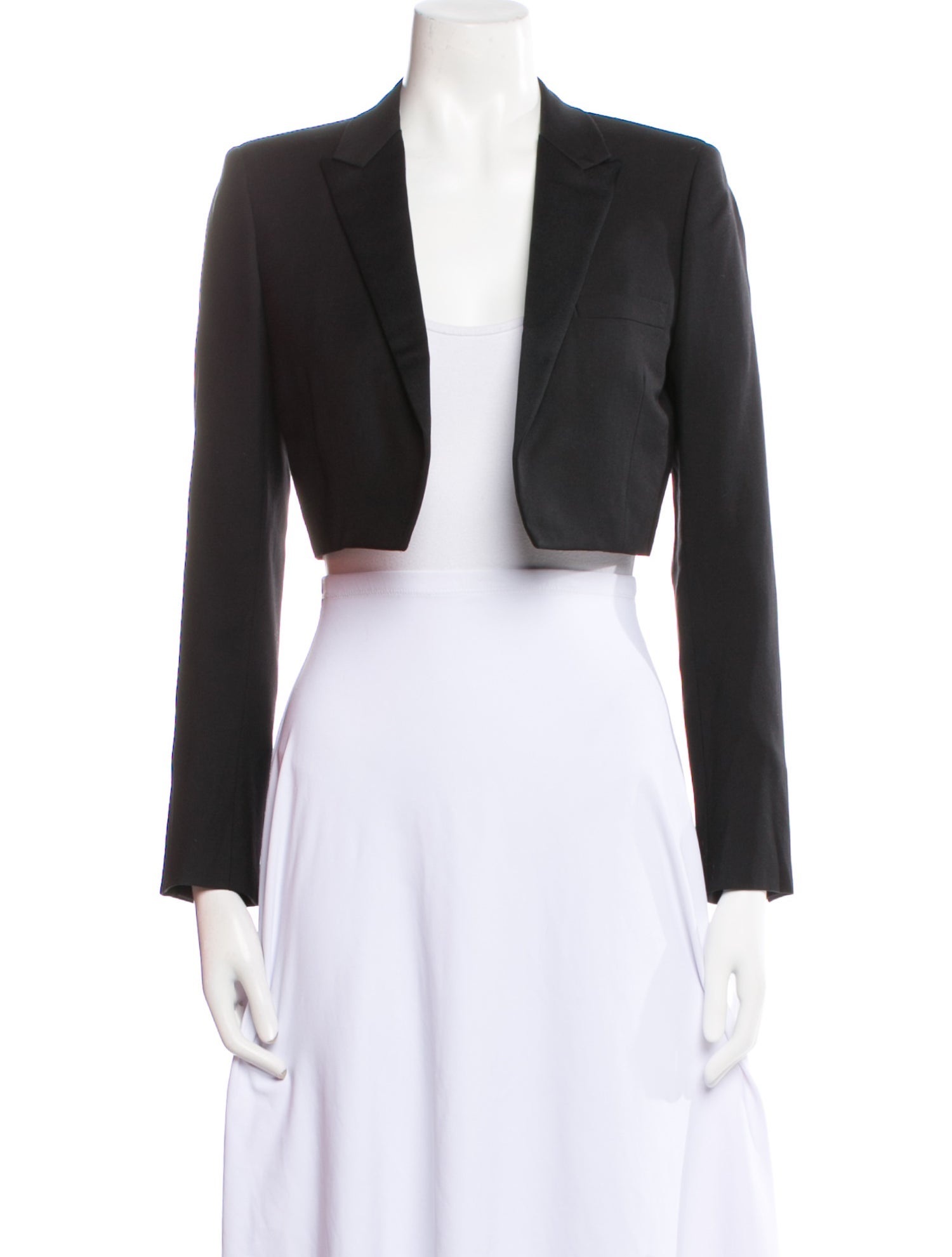 Saint Laurent Virgin Wool Bolero