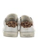 Saint Laurent Leather Animal Print Sneakers