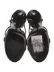 Saint Laurent Patent Leather T-Strap Sandals