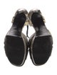 Saint Laurent Snakeskin Animal Print Sandals