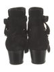 Saint Laurent Suede Lace-Up Boots