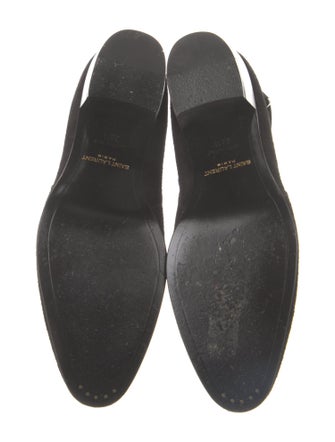 Saint Laurent Suede Lace-Up Boots