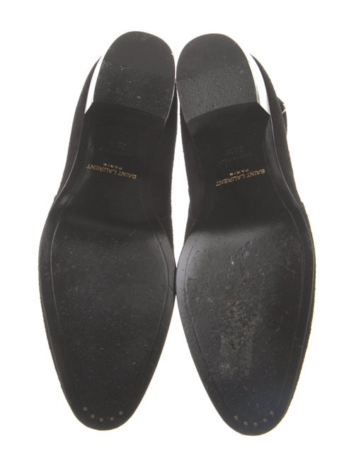 Saint Laurent Suede Lace-Up Boots