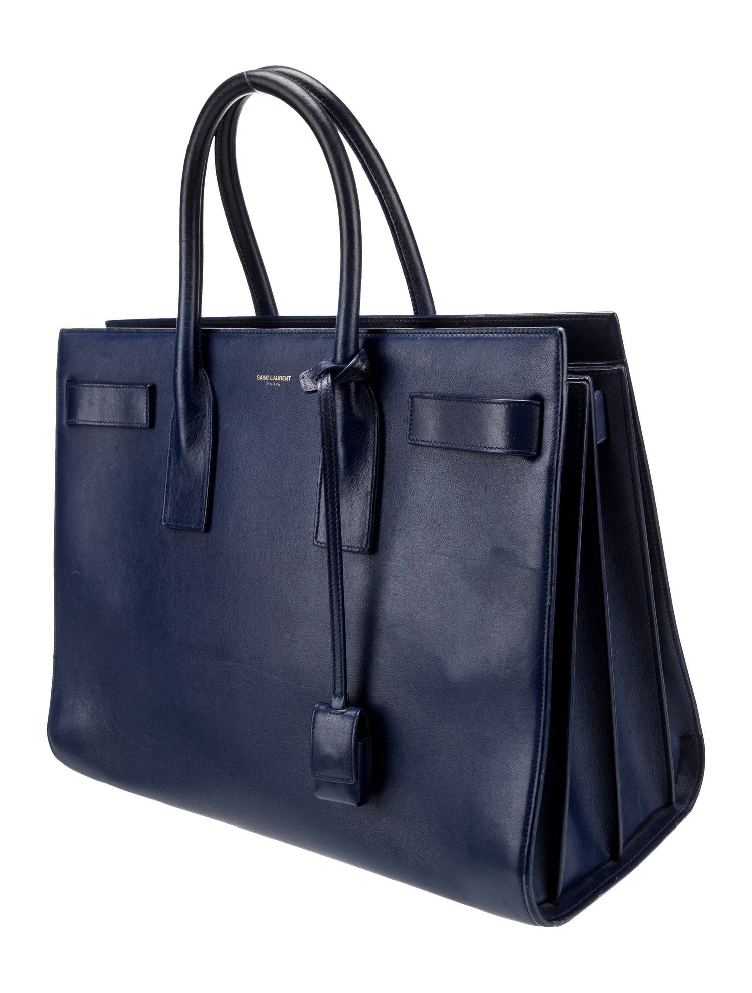 Saint Laurent Leather Sac De Jour Large