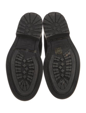 Saint Laurent Leather Combat Boots