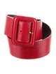 Saint Laurent Wide Leather Waist Belt