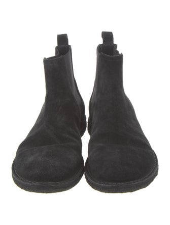 Saint Laurent Suede Chelsea Boots