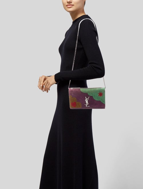 Saint Laurent Suede Shoulder Bag