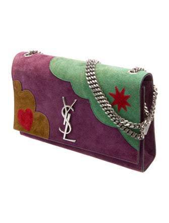 Saint Laurent Suede Shoulder Bag