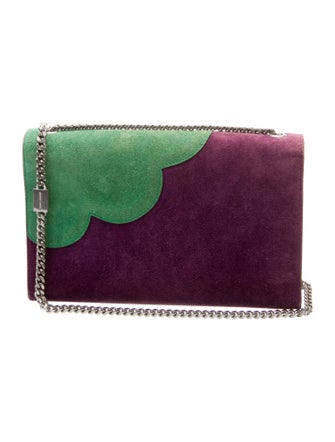 Saint Laurent Suede Shoulder Bag