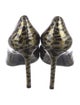 Saint Laurent Patent Leather Animal Print Pumps