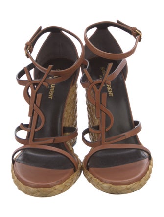 Saint Laurent Leather Espadrilles
