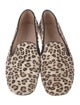 Stuart Weitzman Ponyhair Animal Print Loafers