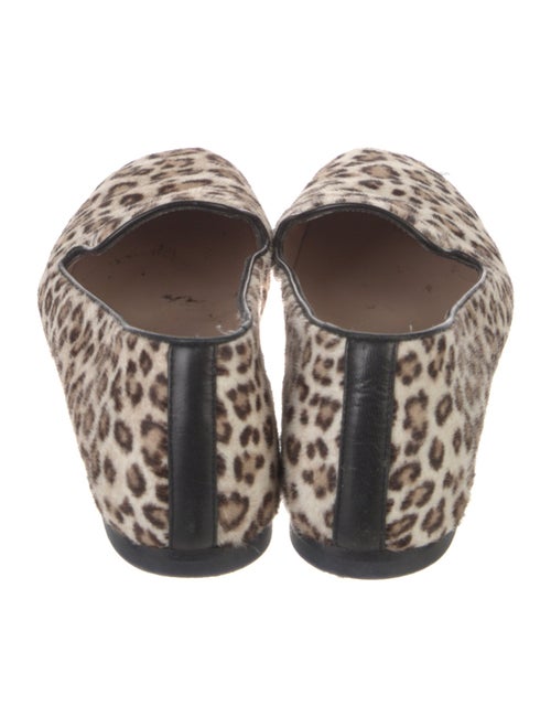Stuart Weitzman Ponyhair Animal Print Loafers